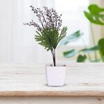 Decorative, Home Office or Gift Wild Artificial Plant with Pot | Flower Pots for Living Room Home Decor | Office Table