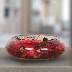 Urli Bowl-Splendid Glass Spring Bowl for Home Decoration - Transparent