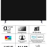 LG 108 cm (43 inches) 4K Ultra HD Smart LED TV 43UR7500PSC (Dark Iron Gray)