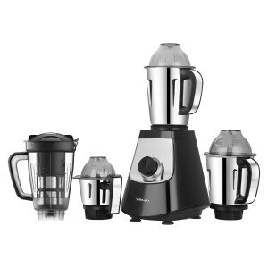 Bajaj Military Series Evoque 4 Jar 1000 Watts Mixer Grinder | 3-Speed Control With Pulse Effect Mixie| 2 Years Warranty