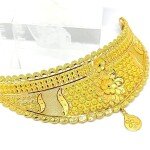 18 CARAT GOLD CHOKAR NECKLACE FOR WOMENS