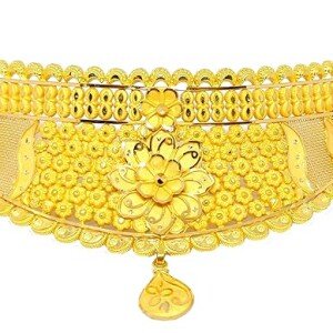 18 CARAT GOLD CHOKAR NECKLACE FOR WOMENS